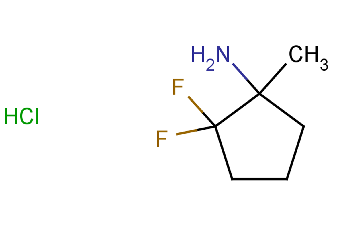2,2-difluoro-1-methylcyclopentan-1-amine hydrochloride