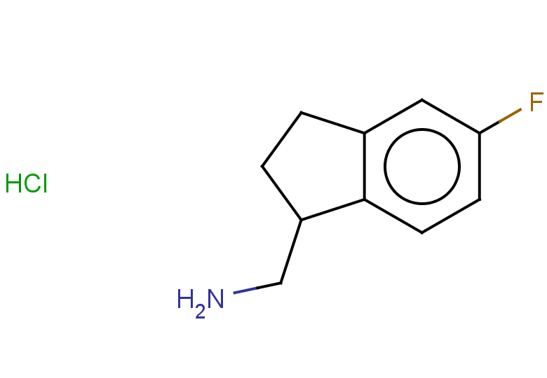 (5-fluoro-2,3-dihydro-1H-inden-1-yl)methanamine hydrochloride