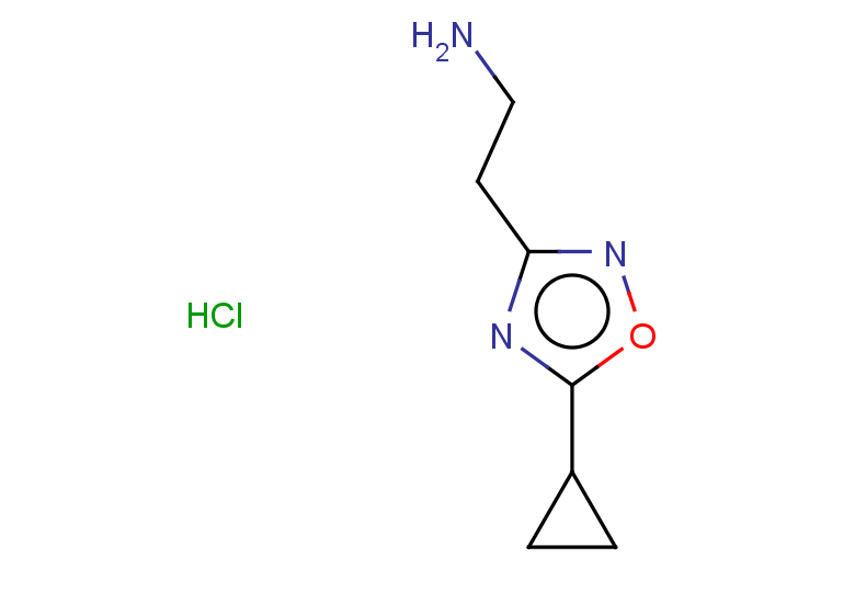 2-(5-cyclopropyl-1,2,4-oxadiazol-3-yl)ethan-1-amine hydrochloride