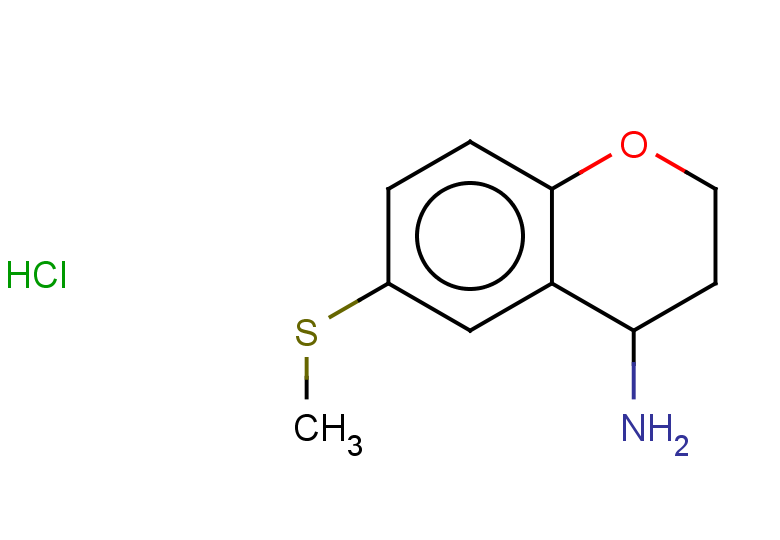 6-(methylsulfanyl)-3,4-dihydro-2H-1-benzopyran-4-amine hydrochloride