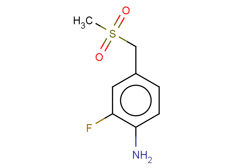2-fluoro-4-(methanesulfonylmethyl)aniline