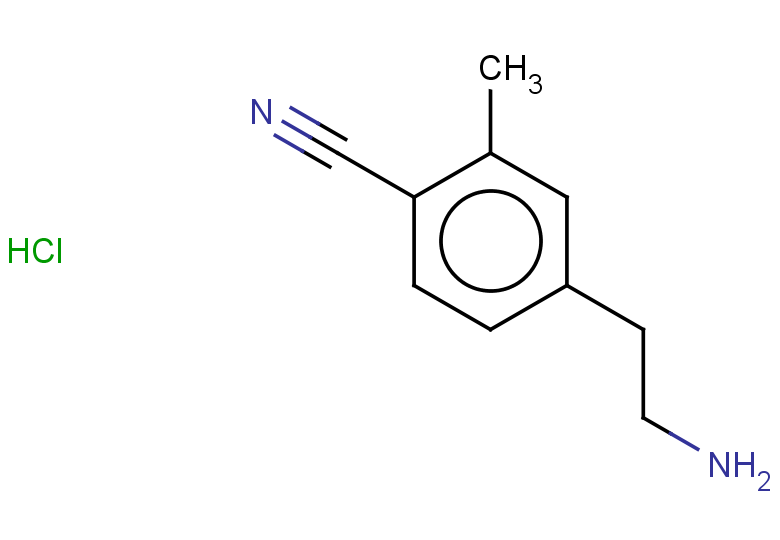 4-(2-aminoethyl)-2-methylbenzonitrile hydrochloride