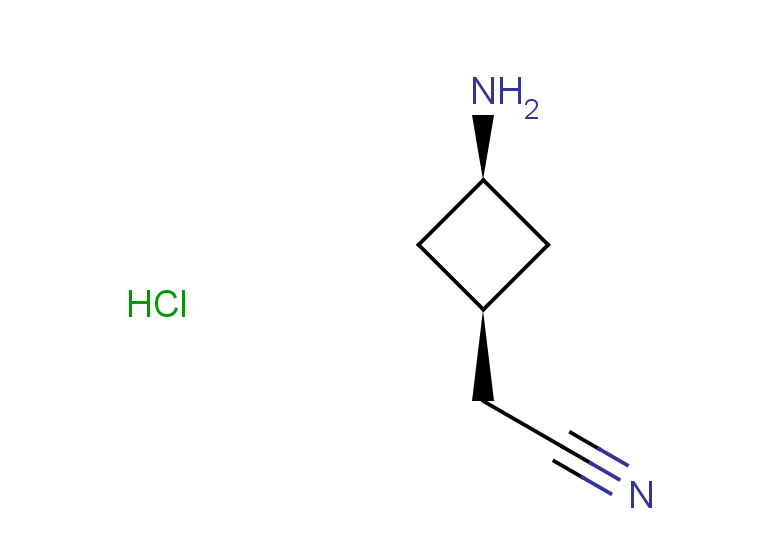 rac-2-[(1s,3s)-3-aminocyclobutyl]acetonitrile hydrochloride, cis