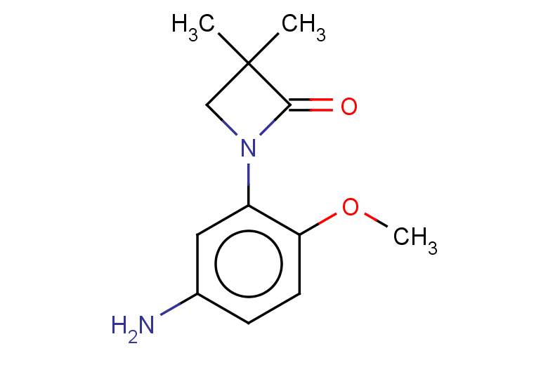1-(5-amino-2-methoxyphenyl)-3,3-dimethylazetidin-2-one