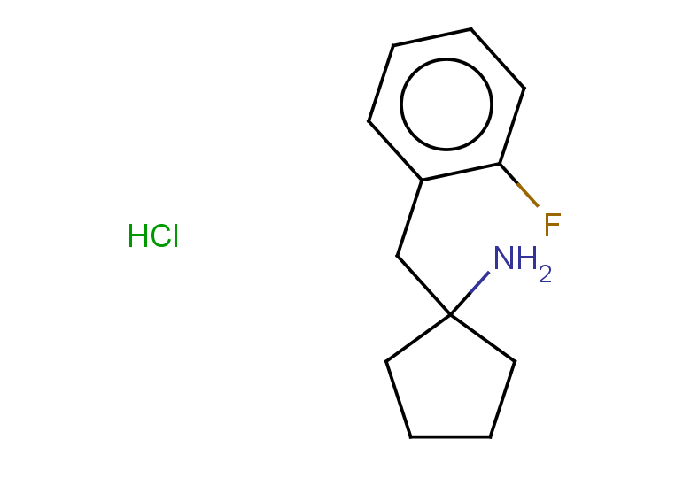 1-[(2-fluorophenyl)methyl]cyclopentan-1-amine hydrochloride