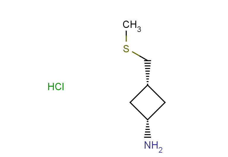 rac-(1s,3s)-3-[(methylsulfanyl)methyl]cyclobutan-1-amine hydrochloride, cis