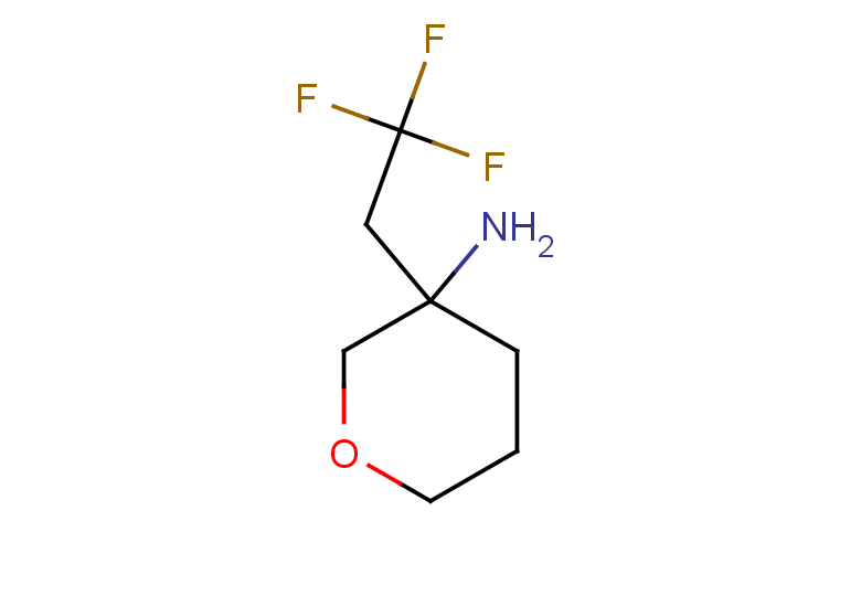 3-(2,2,2-trifluoroethyl)oxan-3-amine