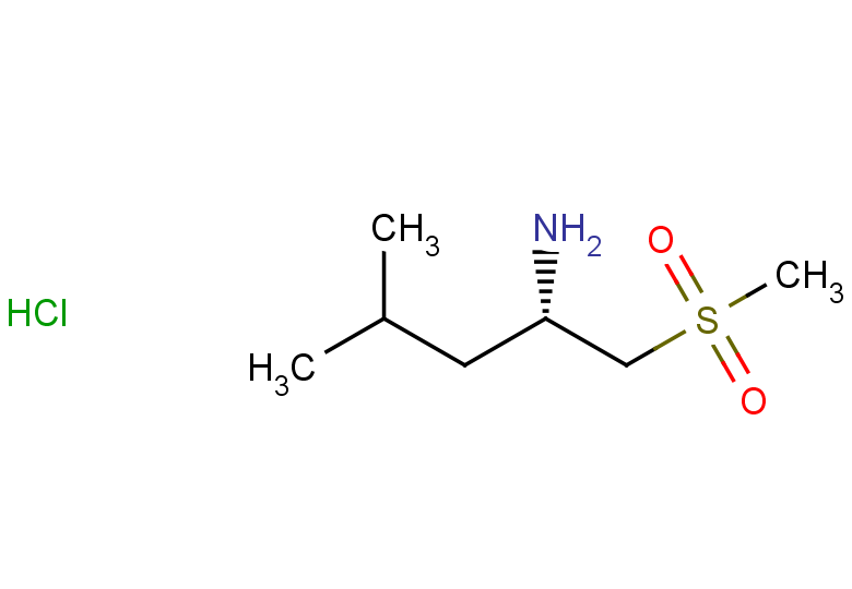 (2S)-1-methanesulfonyl-4-methylpentan-2-amine hydrochloride