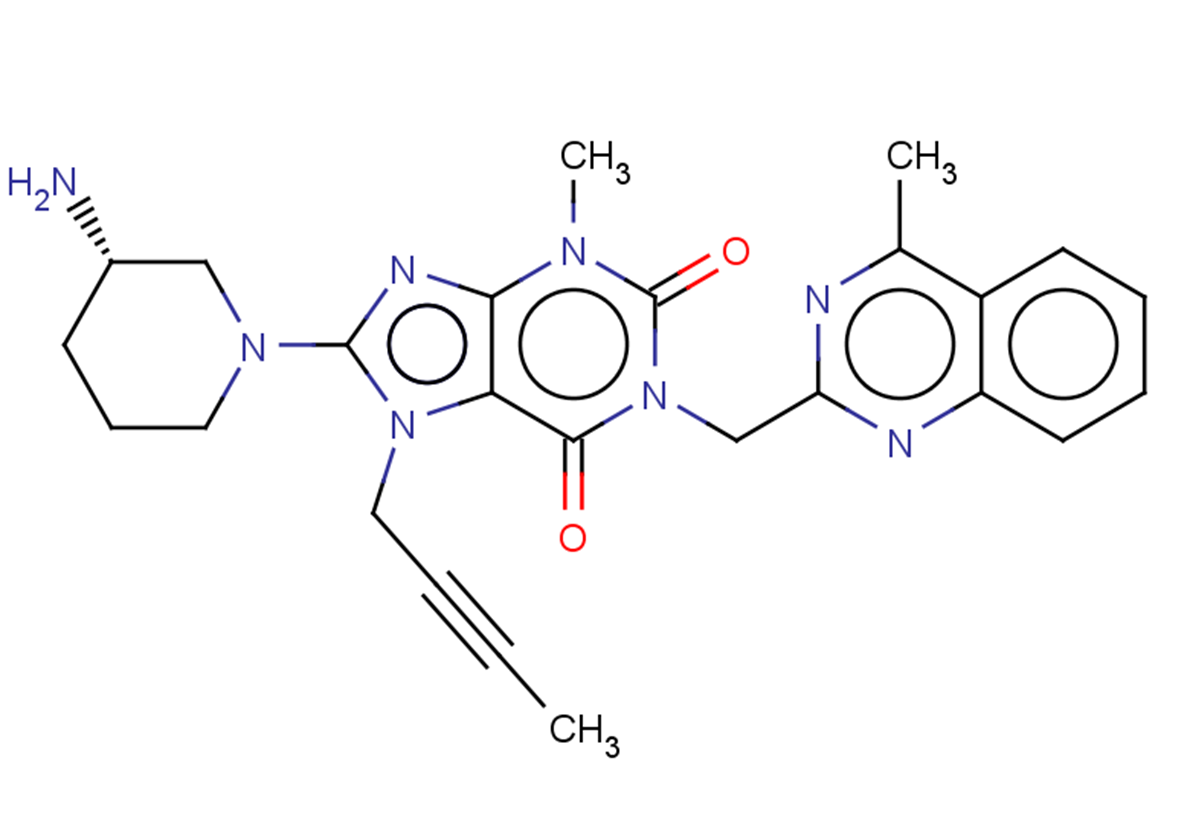 8-[(3S)-3-aminopiperidin-1-yl]-7-(but-2-yn-1-yl)-3-methyl-1-[(4-methylquinazolin-2-yl)methyl]-2,3,6,7-tetrahydro-1H-purine-2,6-dione