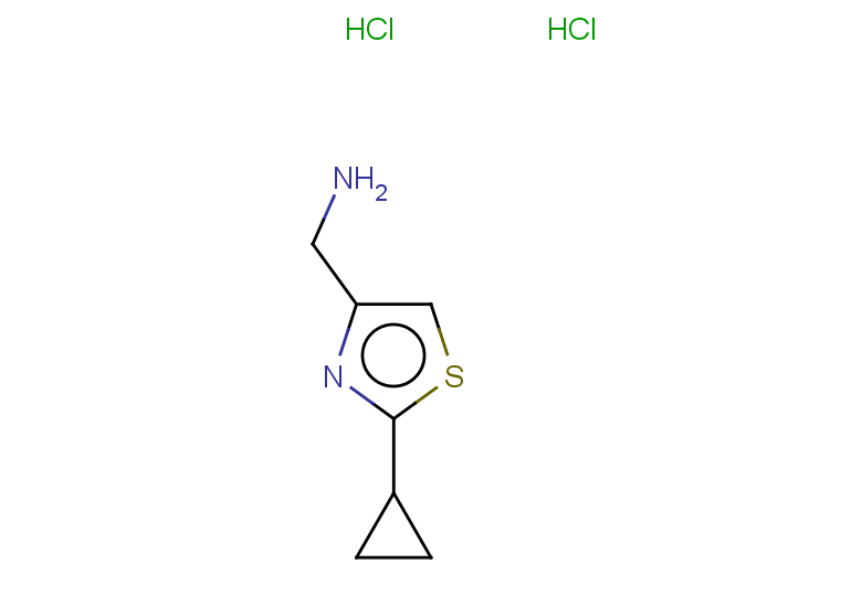 (2-cyclopropyl-1,3-thiazol-4-yl)methanamine dihydrochloride