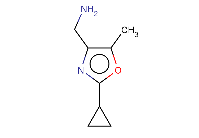 (2-cyclopropyl-5-methyl-1,3-oxazol-4-yl)methanamine