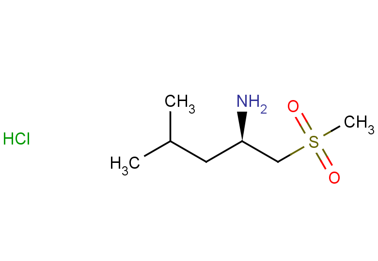 (2R)-1-methanesulfonyl-4-methylpentan-2-amine hydrochloride