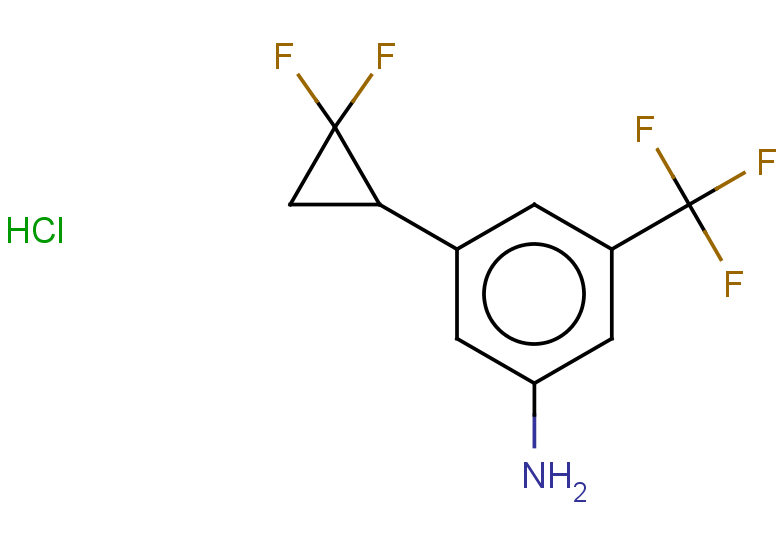 3-(2,2-difluorocyclopropyl)-5-(trifluoromethyl)aniline hydrochloride