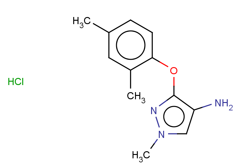 3-(2,4-dimethylphenoxy)-1-methyl-1H-pyrazol-4-amine hydrochloride