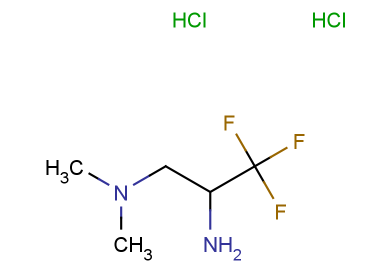 (2-amino-3,3,3-trifluoropropyl)dimethylamine dihydrochloride