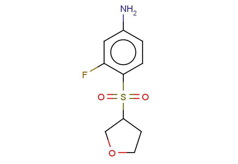 3-fluoro-4-(oxolane-3-sulfonyl)aniline