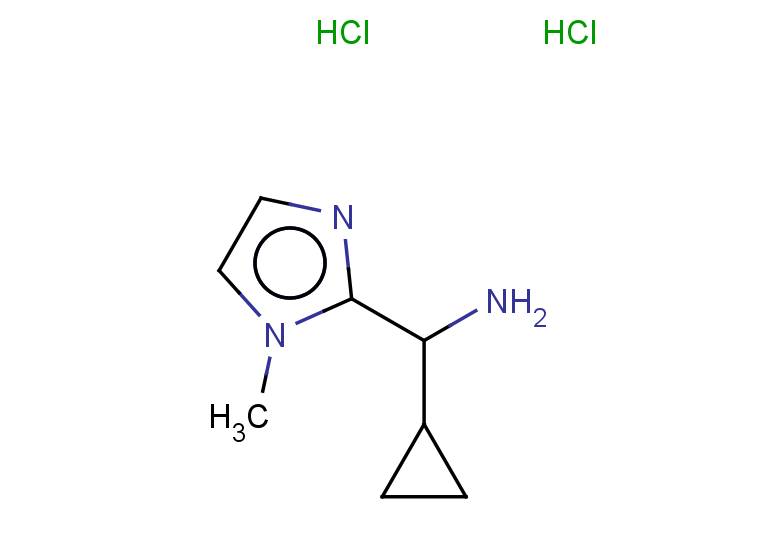 cyclopropyl(1-methyl-1H-imidazol-2-yl)methanamine dihydrochloride