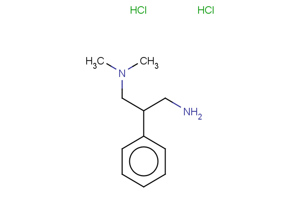(3-amino-2-phenylpropyl)dimethylamine dihydrochloride