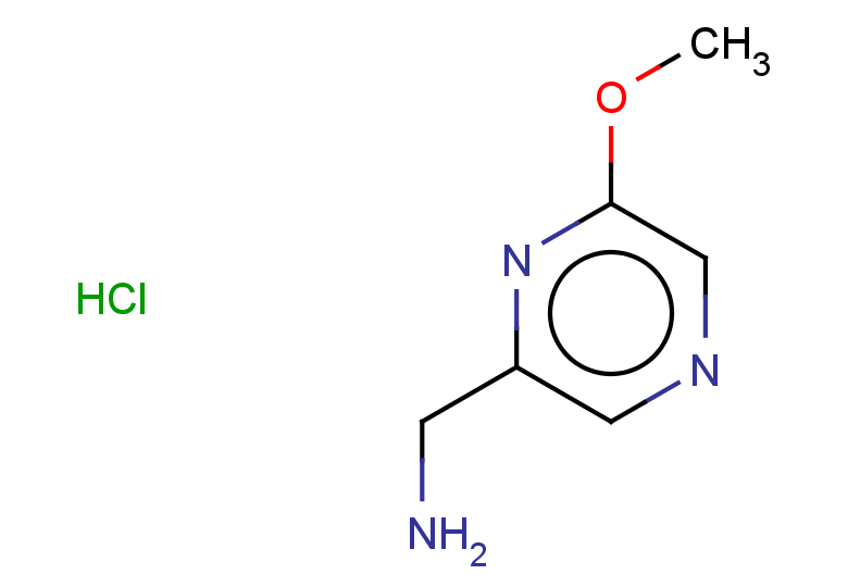 (6-methoxypyrazin-2-yl)methanamine hydrochloride