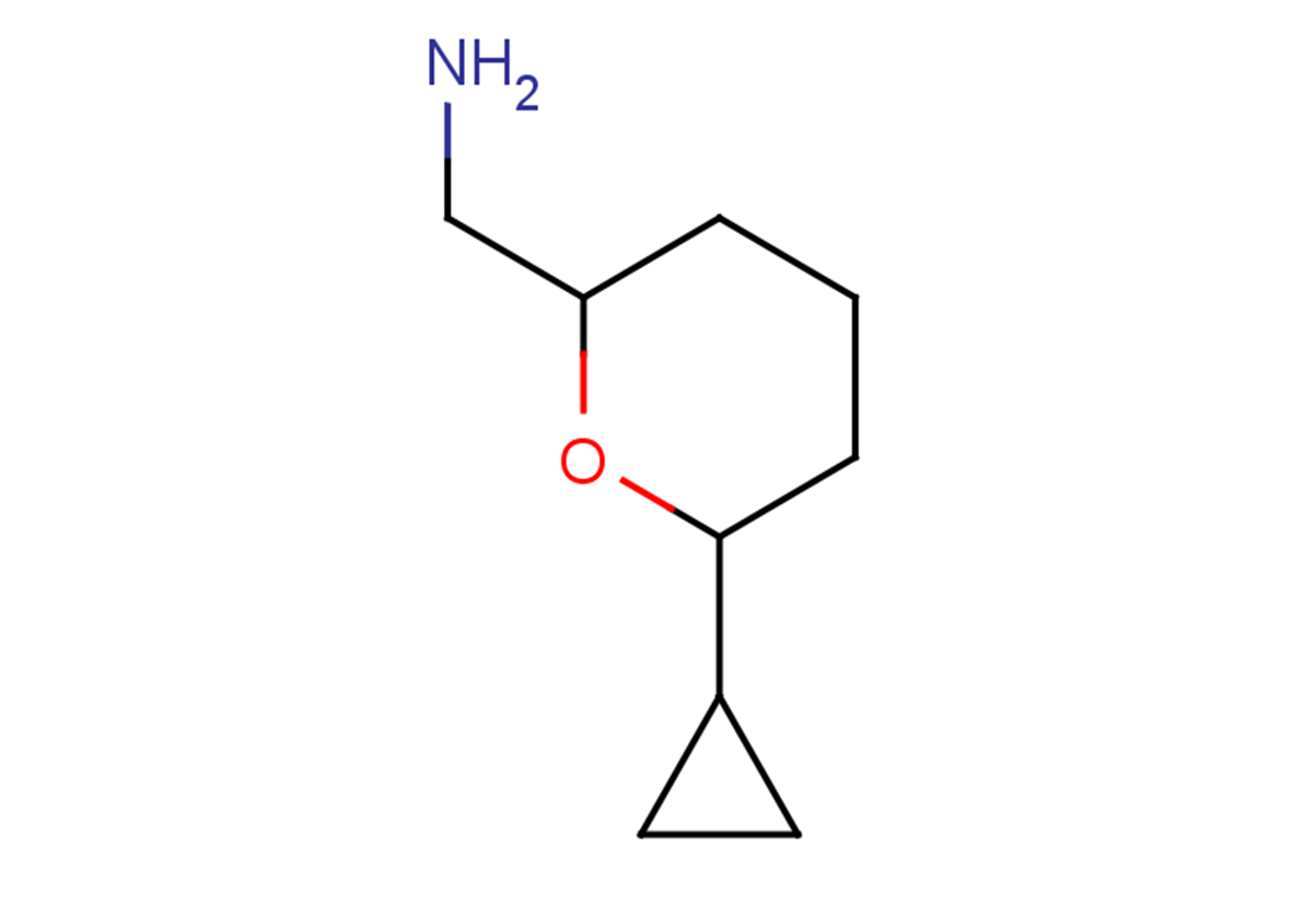 (6-cyclopropyloxan-2-yl)methanamine, Mixture of diastereomers