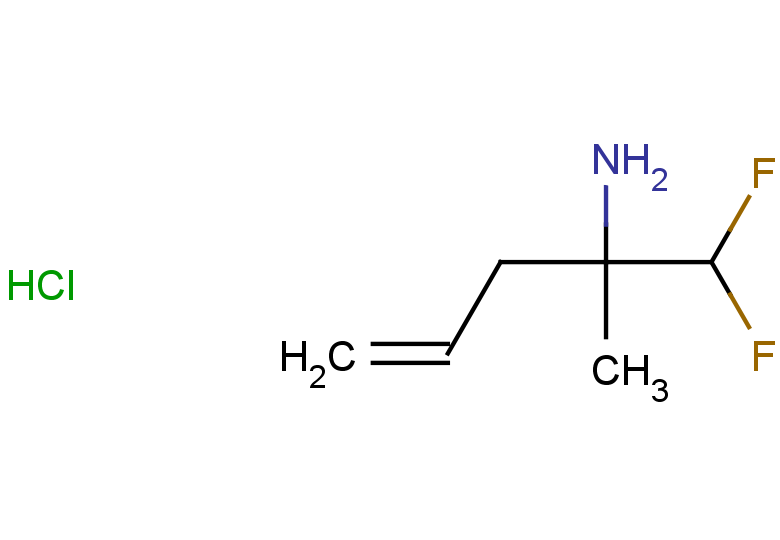 1,1-difluoro-2-methylpent-4-en-2-amine hydrochloride