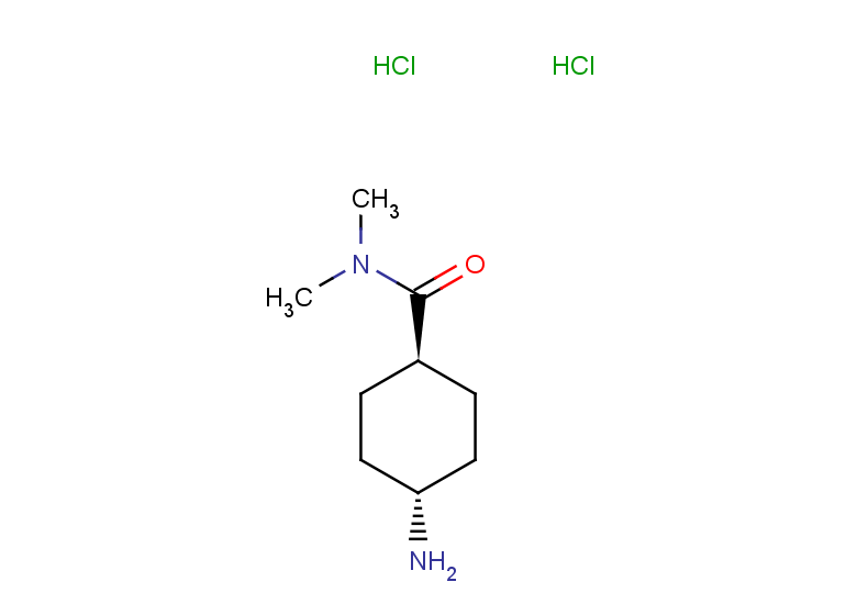 (1r,4r)-4-amino-N,N-dimethylcyclohexane-1-carboxamide dihydrochloride, trans