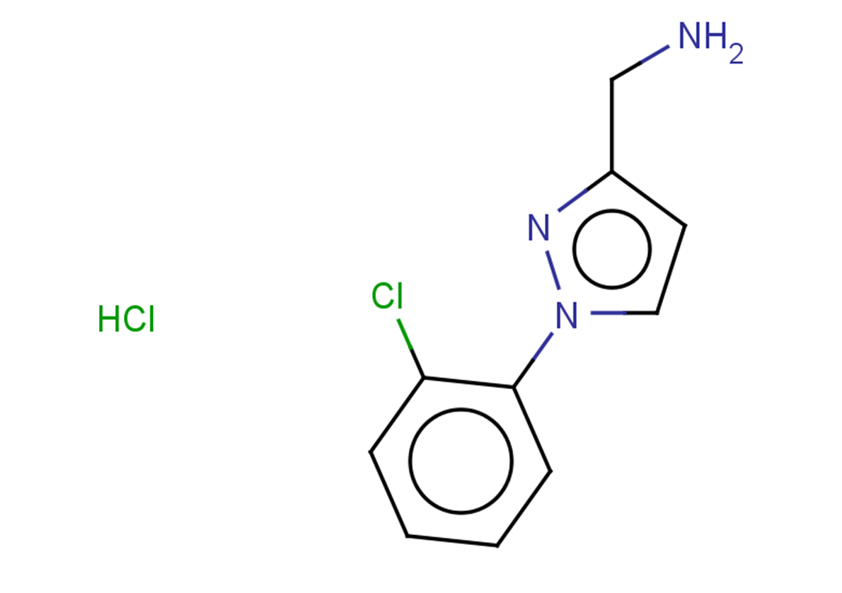 [1-(2-chlorophenyl)-1H-pyrazol-3-yl]methanamine hydrochloride