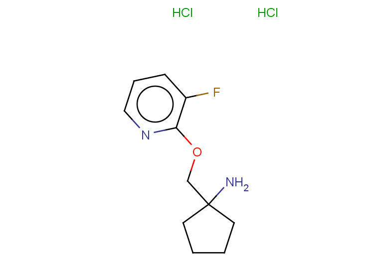 1-{[(3-fluoropyridin-2-yl)oxy]methyl}cyclopentan-1-amine dihydrochloride