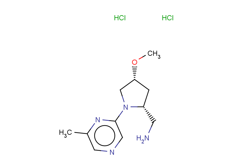 [(2R,4R)-4-methoxy-1-(6-methylpyrazin-2-yl)pyrrolidin-2-yl]methanamine dihydrochloride