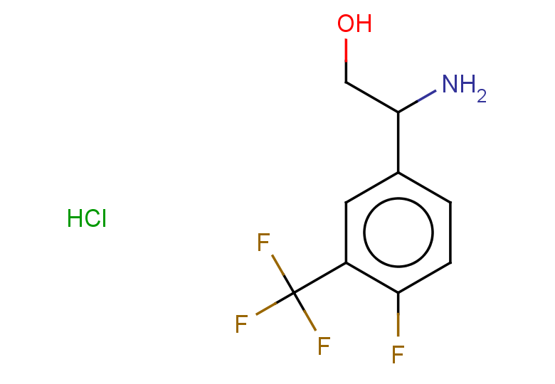 2-amino-2-[4-fluoro-3-(trifluoromethyl)phenyl]ethan-1-ol hydrochloride