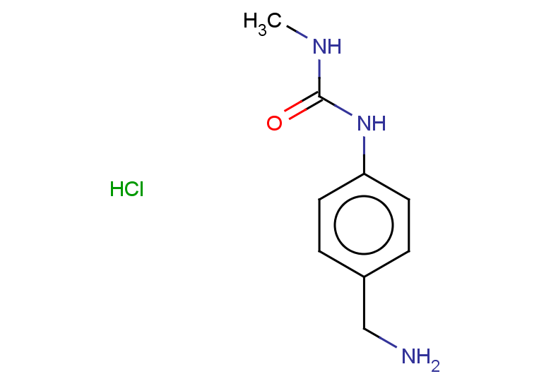 1-[4-(aminomethyl)phenyl]-3-methylurea hydrochloride