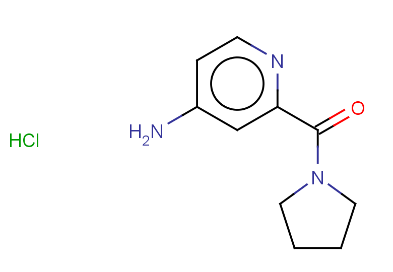 2-(pyrrolidine-1-carbonyl)pyridin-4-amine hydrochloride