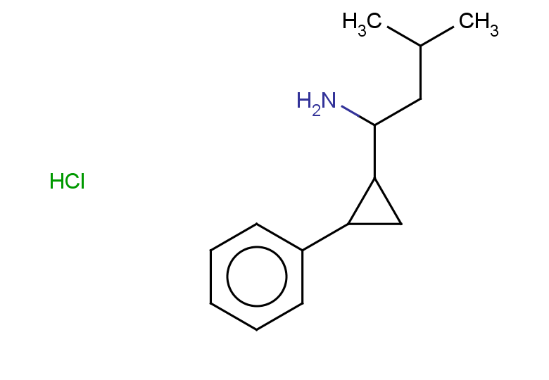 3-methyl-1-(2-phenylcyclopropyl)butan-1-amine hydrochloride, Mixture of diastereomers