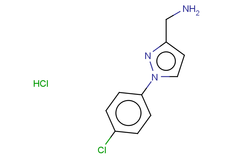 [1-(4-chlorophenyl)-1H-pyrazol-3-yl]methanamine hydrochloride