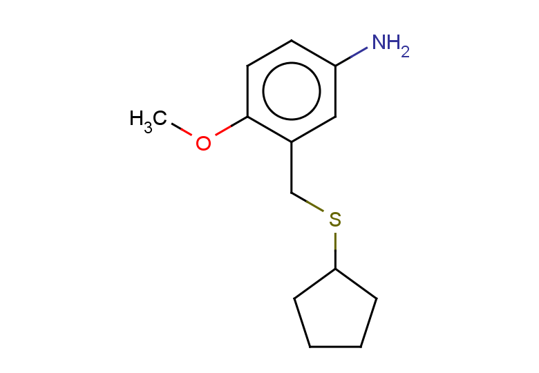 3-[(cyclopentylsulfanyl)methyl]-4-methoxyaniline