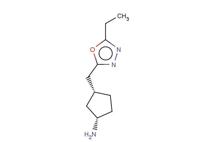 rac-(1R,3S)-3-[(5-ethyl-1,3,4-oxadiazol-2-yl)methyl]cyclopentan-1-amine, cis