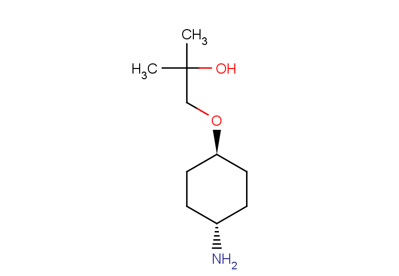 rac-2-methyl-1-{[(1r,4r)-4-aminocyclohexyl]oxy}propan-2-ol, trans