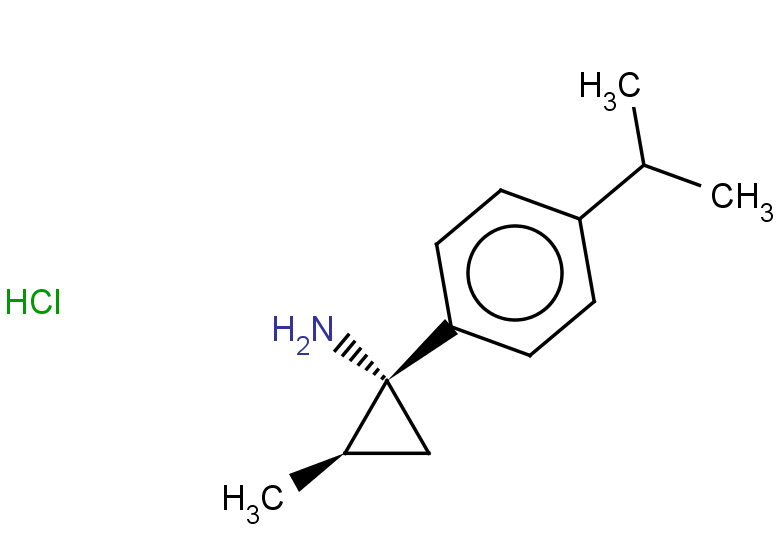 rac-(1R,2R)-2-methyl-1-[4-(propan-2-yl)phenyl]cyclopropan-1-amine hydrochloride, trans