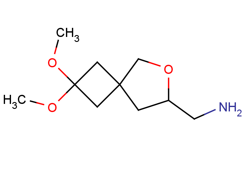 {2,2-dimethoxy-6-oxaspiro[3.4]octan-7-yl}methanamine