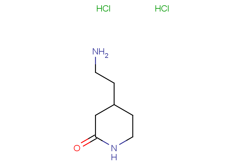 4-(2-aminoethyl)piperidin-2-one dihydrochloride