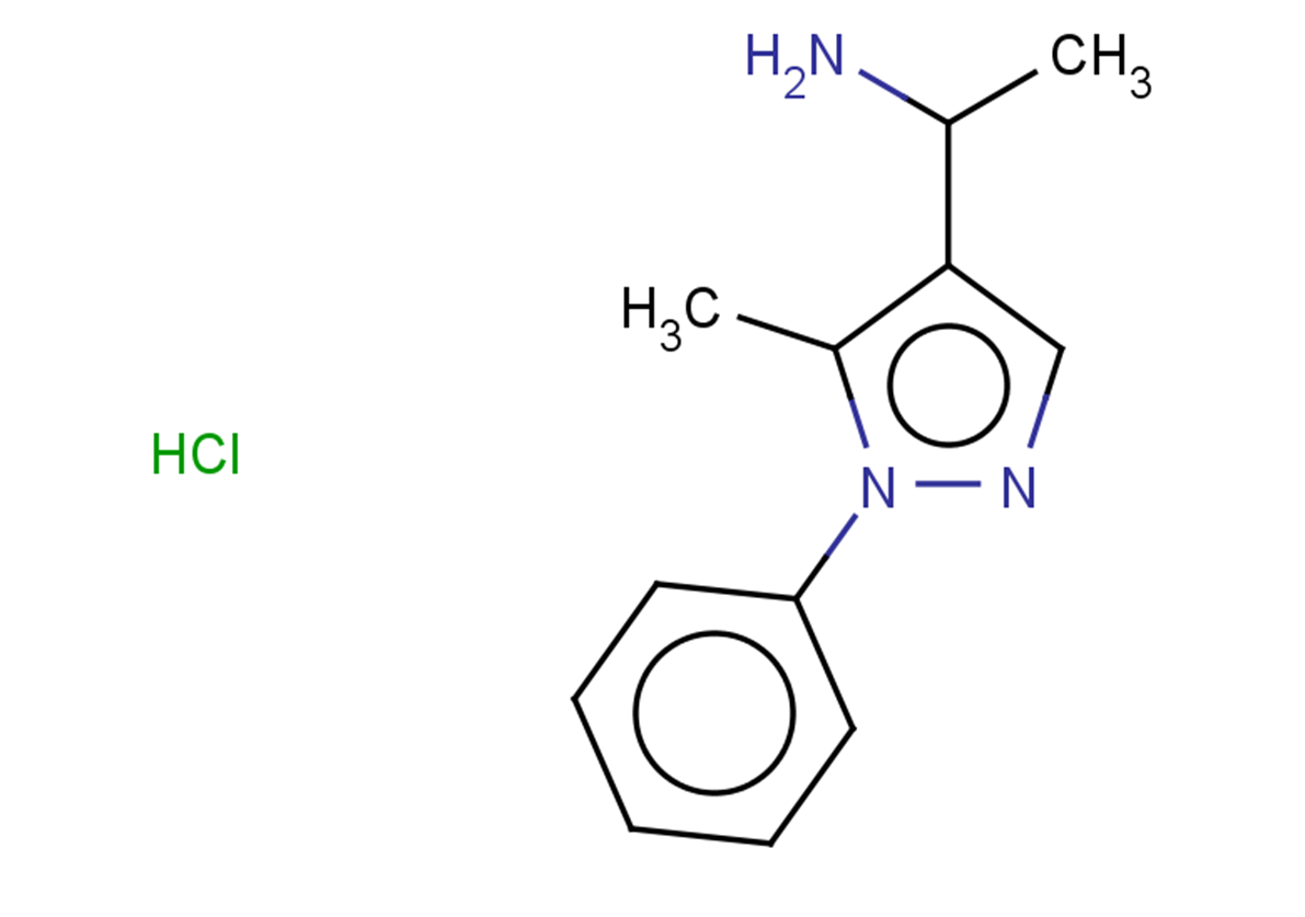1-(5-methyl-1-phenyl-1H-pyrazol-4-yl)ethan-1-amine hydrochloride