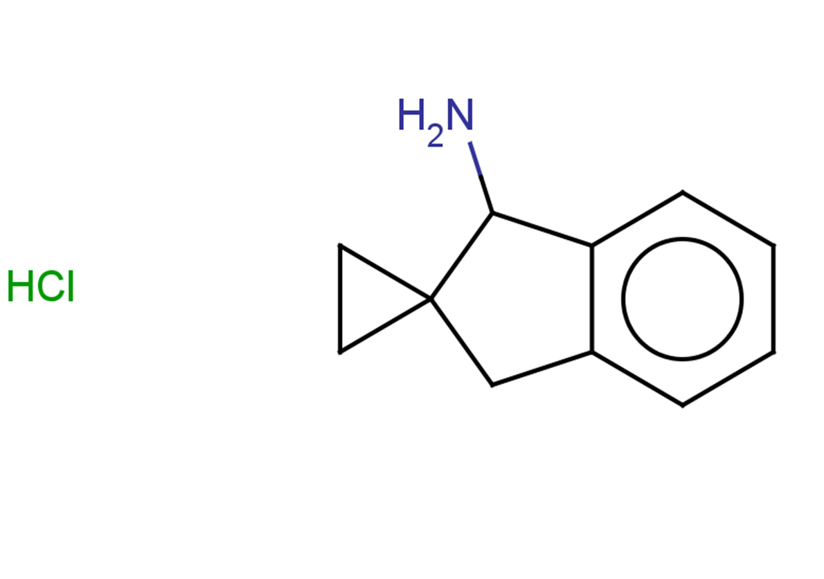 1',3'-dihydrospiro[cyclopropane-1,2'-indene]-3'-amine hydrochloride