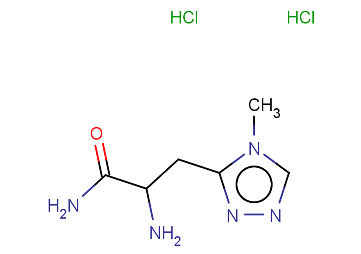 2-amino-3-(4-methyl-4H-1,2,4-triazol-3-yl)propanamide dihydrochloride