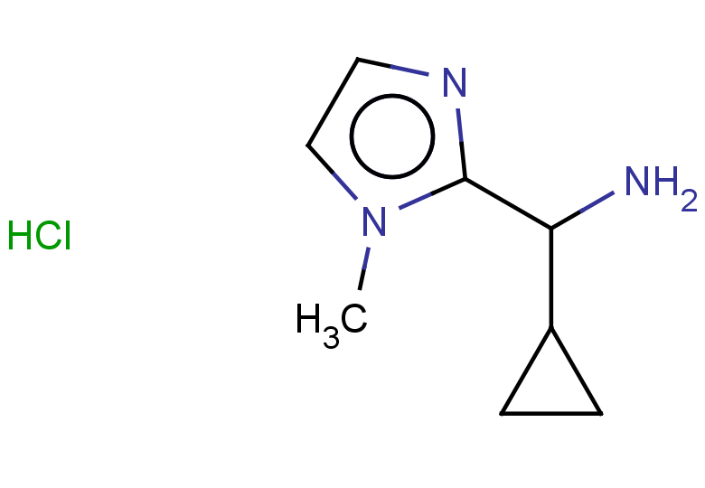 cyclopropyl(1-methyl-1H-imidazol-2-yl)methanamine hydrochloride