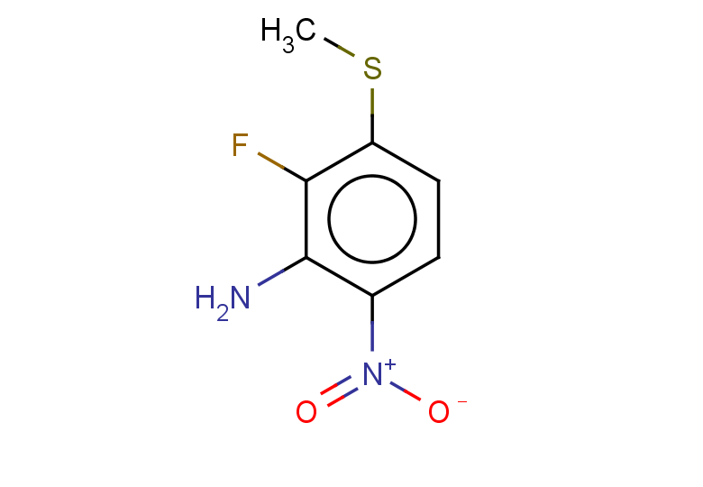 2-fluoro-3-(methylsulfanyl)-6-nitroaniline