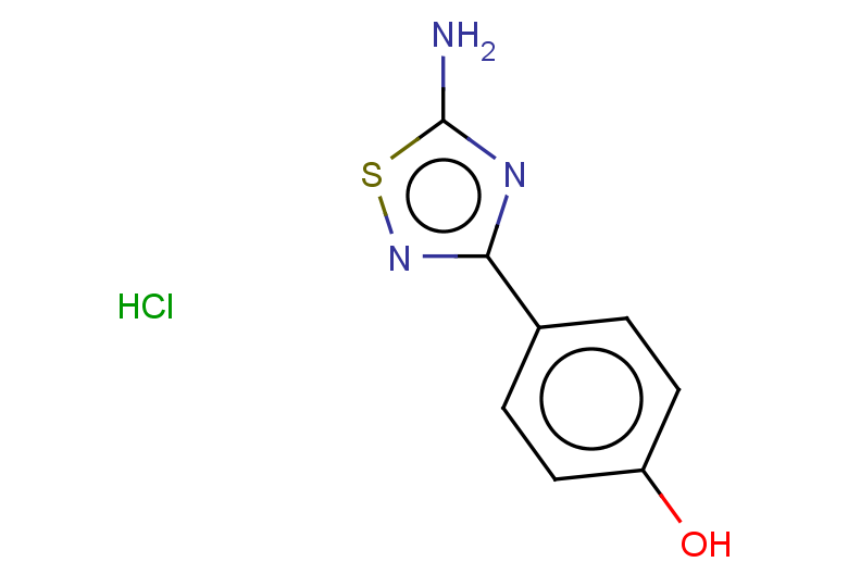 4-(5-amino-1,2,4-thiadiazol-3-yl)phenol hydrochloride