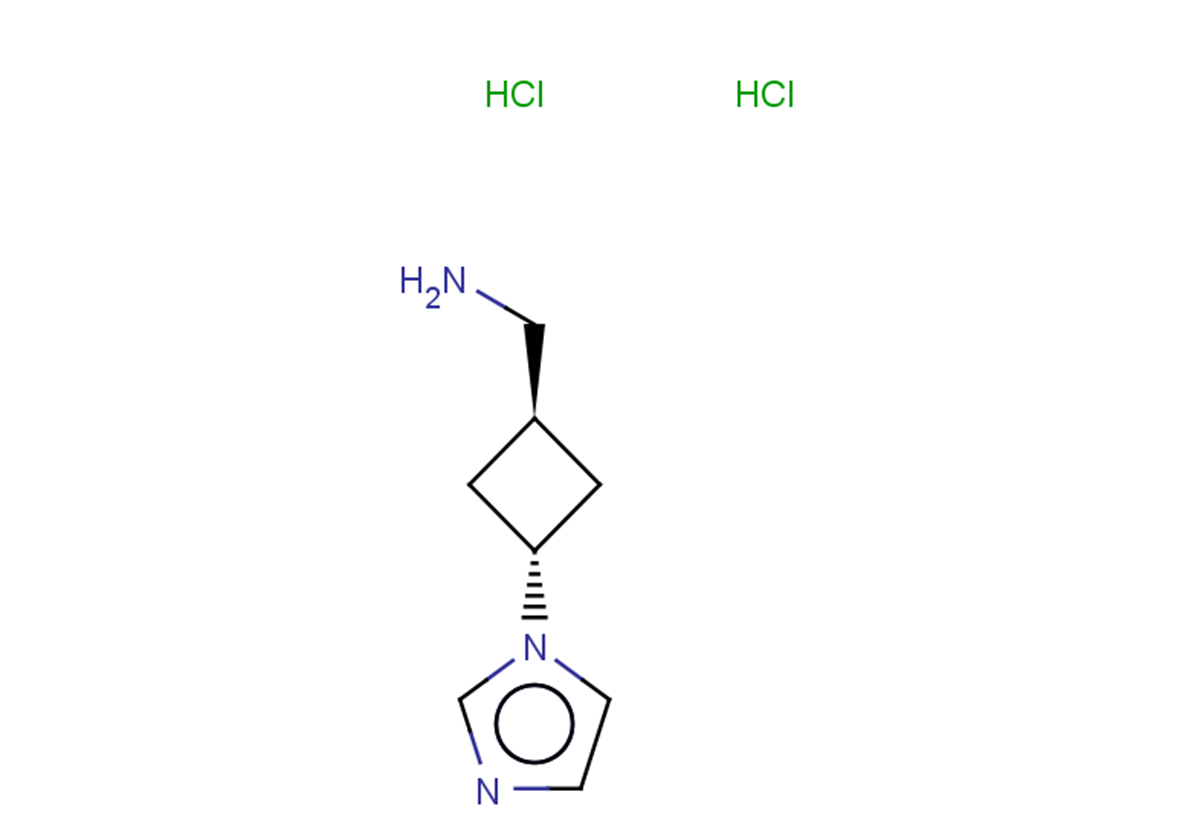 [(1r,3r)-3-(1H-imidazol-1-yl)cyclobutyl]methanamine dihydrochloride, trans