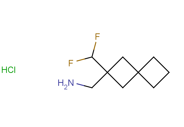 [2-(difluoromethyl)spiro[3.3]heptan-2-yl]methanamine hydrochloride