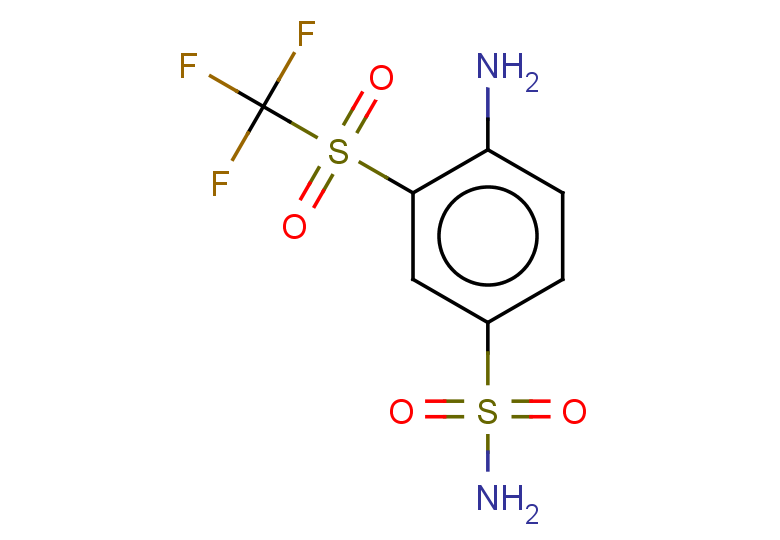 4-amino-3-trifluoromethanesulfonylbenzene-1-sulfonamide
