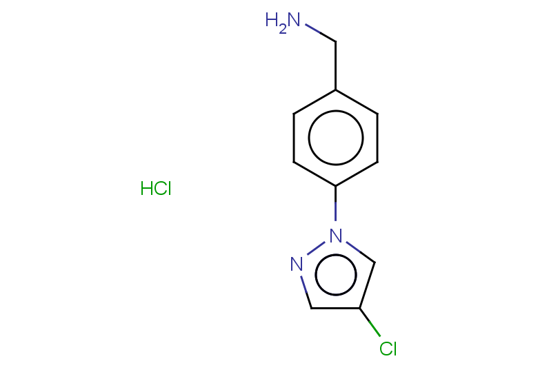 [4-(4-chloro-1H-pyrazol-1-yl)phenyl]methanamine hydrochloride